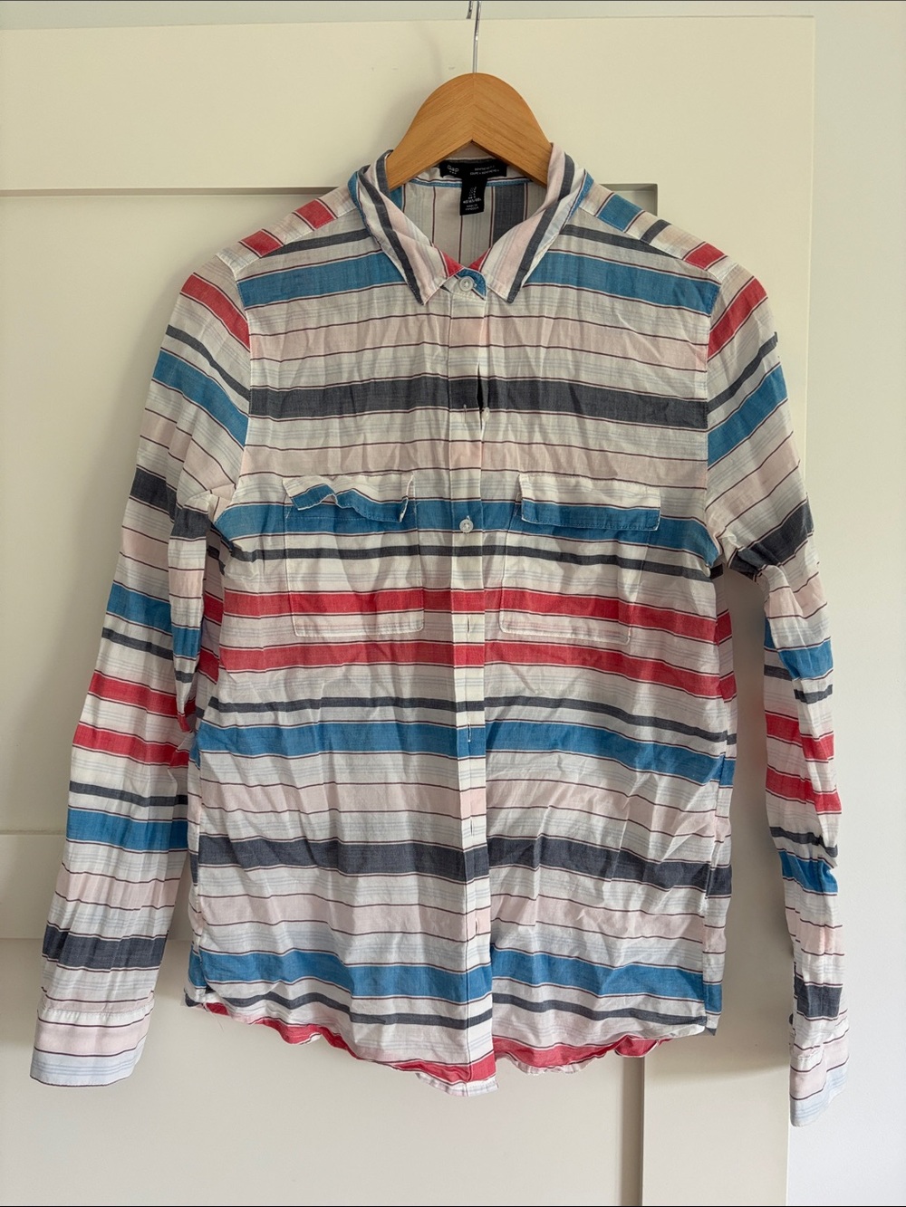 GAP Boyfriend Fit Cotton Blouse